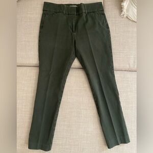 LOFT Olive Green Modern Skinny Ankle Pants